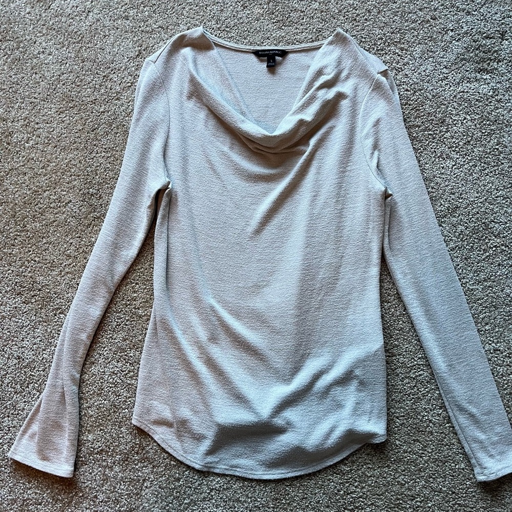Light banana republic cowl neck sweater – S